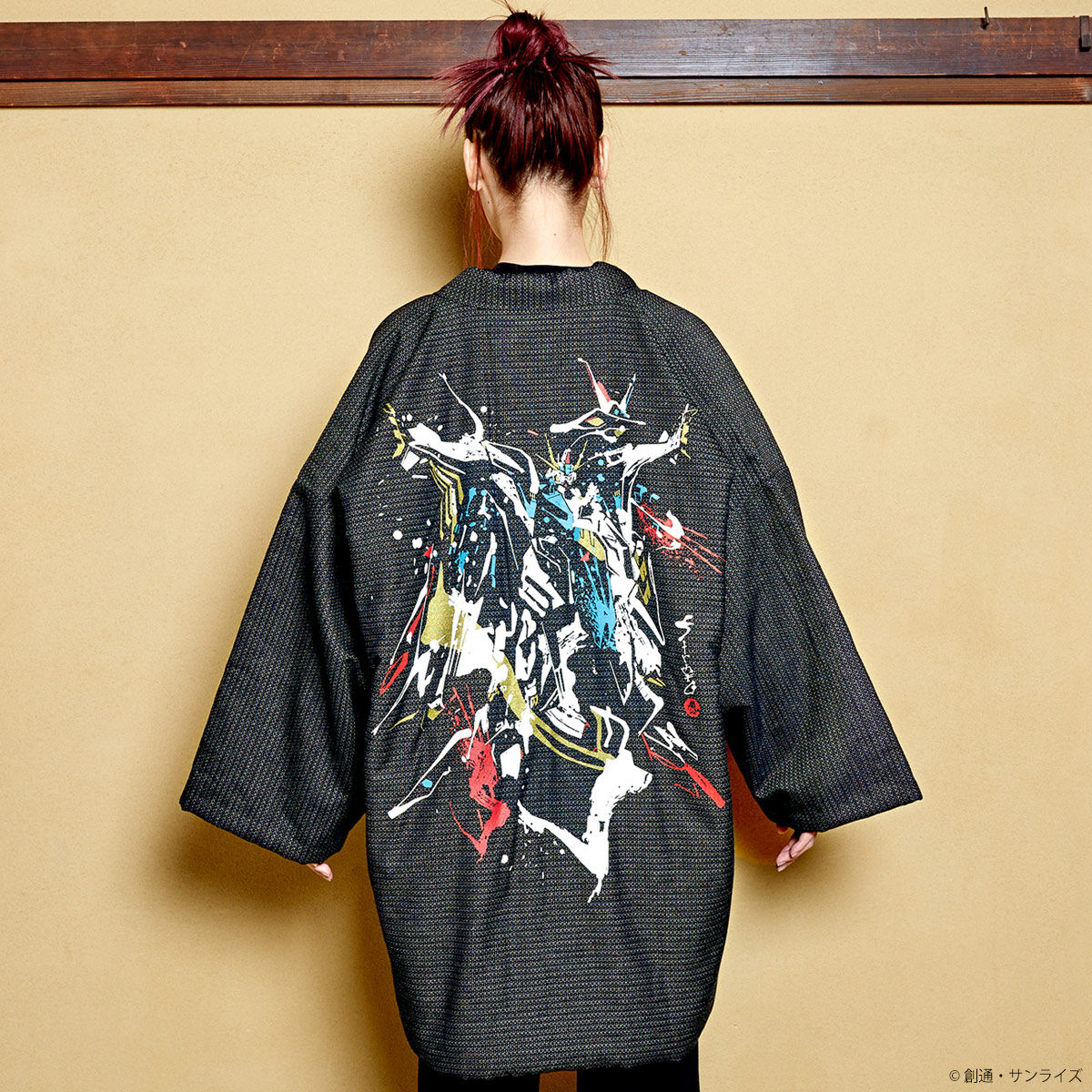 オレンジペコ様リクエストバンカンオリジナル銀河正絹着物トールサイズ裄68帯セット STRICT-G JAPAN 宮田織物『機動戦士ガンダム 閃光のハサウェイ