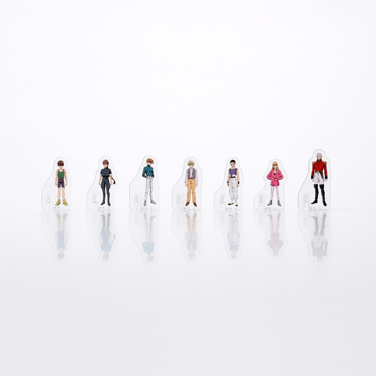 機動戦士ガンダムW アクリルスタンド セット 新機動戦記ガンダムW ミニアクシリーズ アクリルスタンド （7種セット