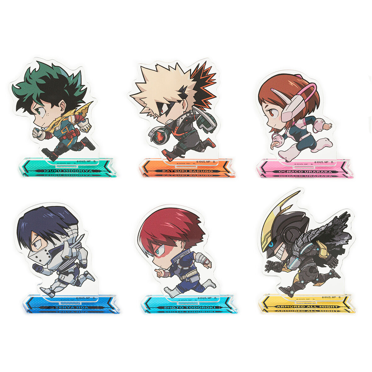 僕のヒーローアカデミア 走るデフォルメシリーズ アクリルスタンド（全