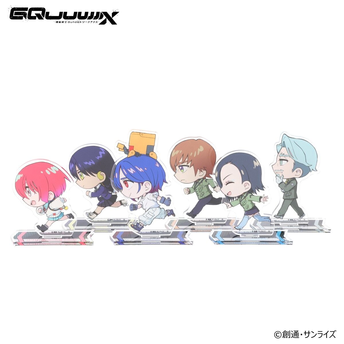 機動戦士Gundam GQuuuuuuX 走るデフォルメシリーズ アクリルスタンド