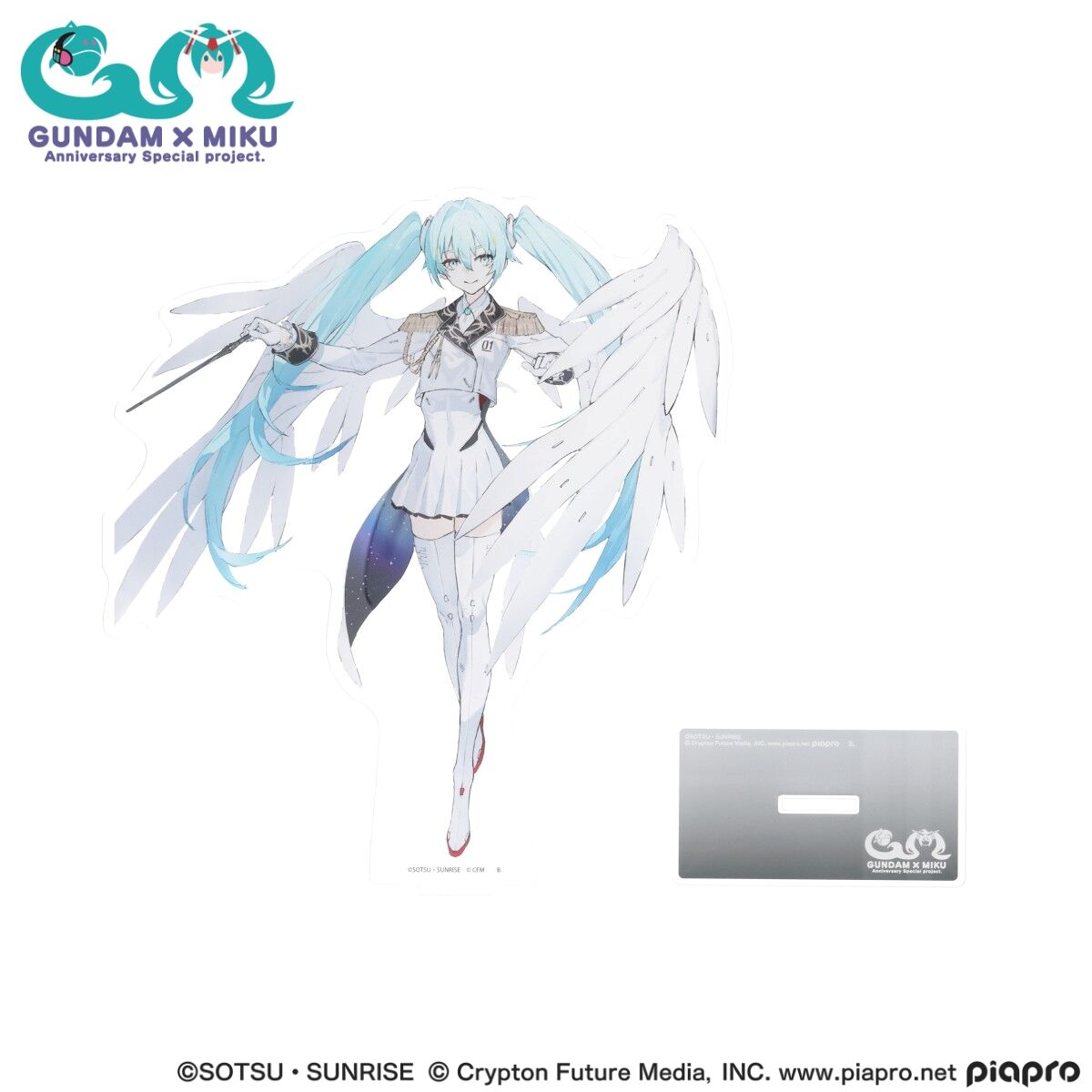 ガンダム45周年 × 初音ミク ビッグアクリルスタンド 初音ミク×ウイング