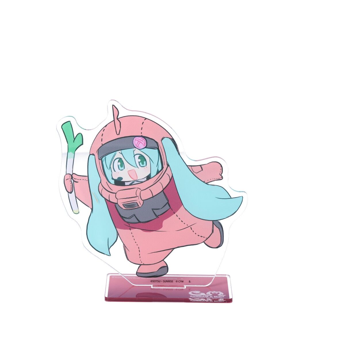 ガンダム45周年 × 初音ミク ビッグアクリルスタンド シャアザクぐるみ