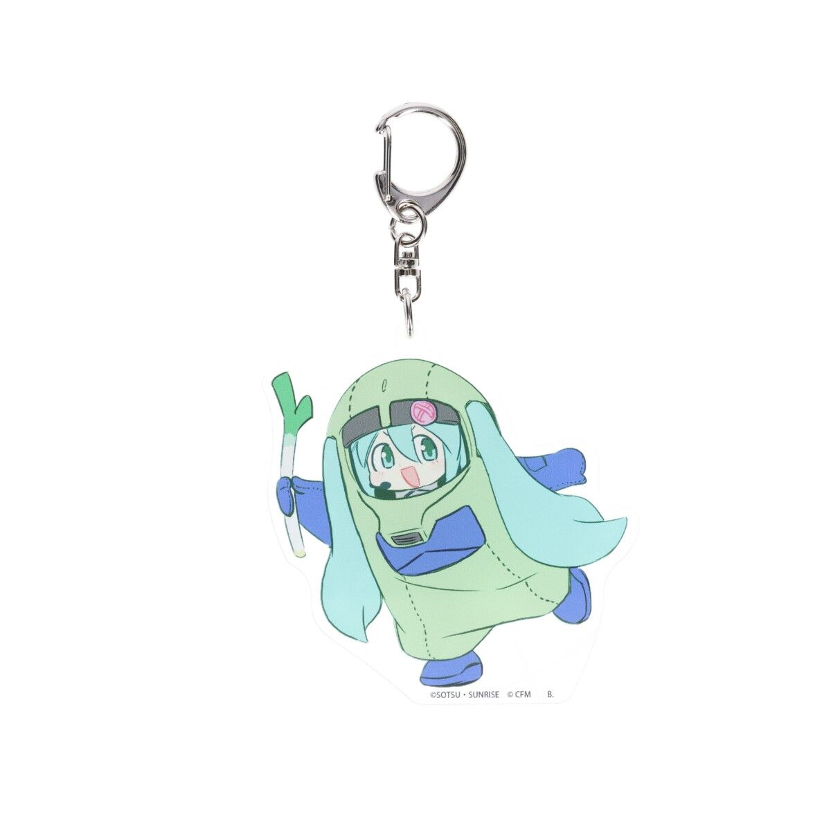 ガンダム45周年×初音ミク アクリルチャーム 旧ザクぐるみ [初音ミクVer