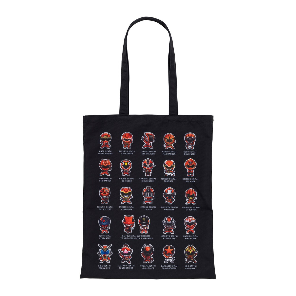 スーパー戦隊シリーズ 歴代レッド デフォルメ トートバッグ | 宇宙戦隊