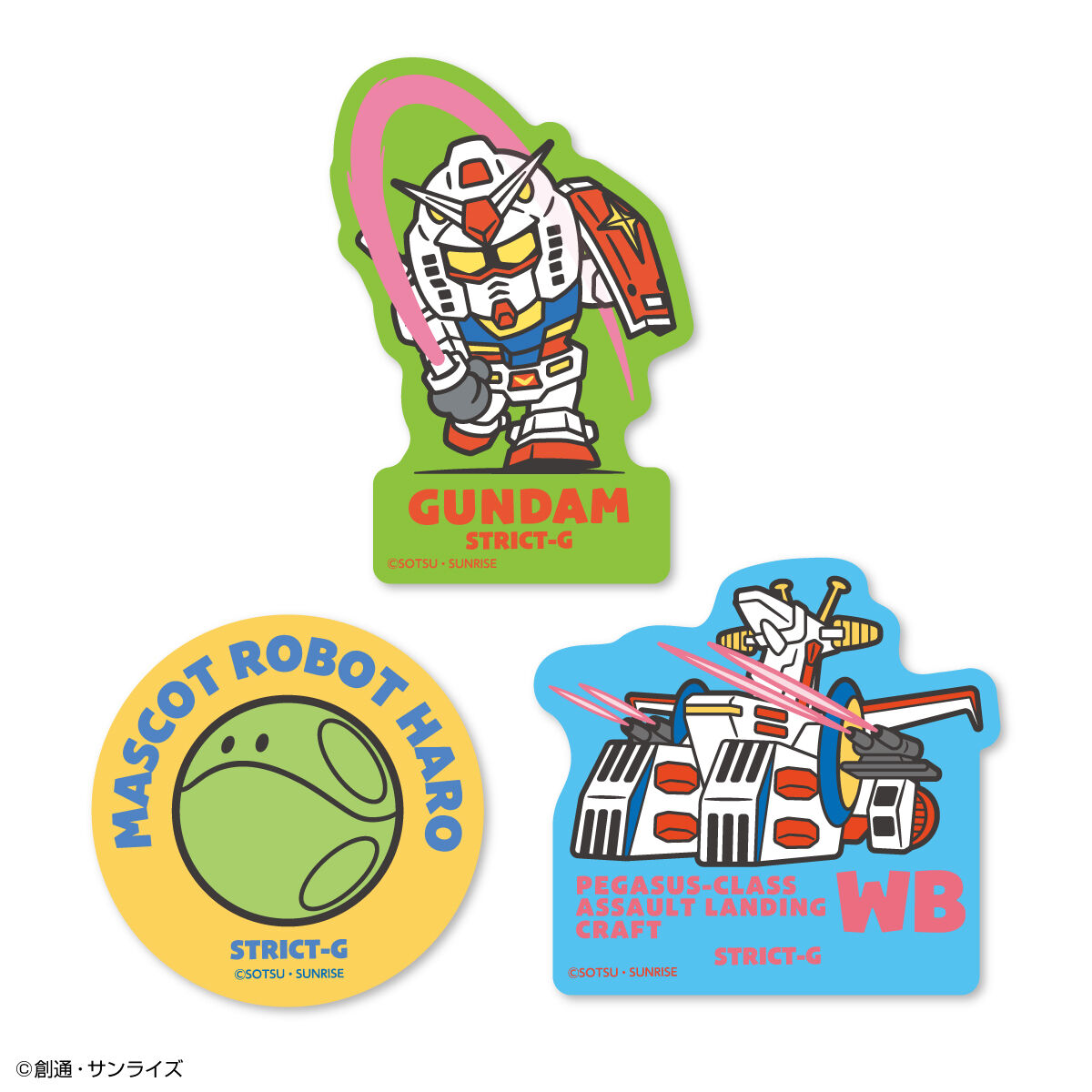 STRICT-G『機動戦士ガンダム』ステッカーセット 地球連邦軍 | 新機動