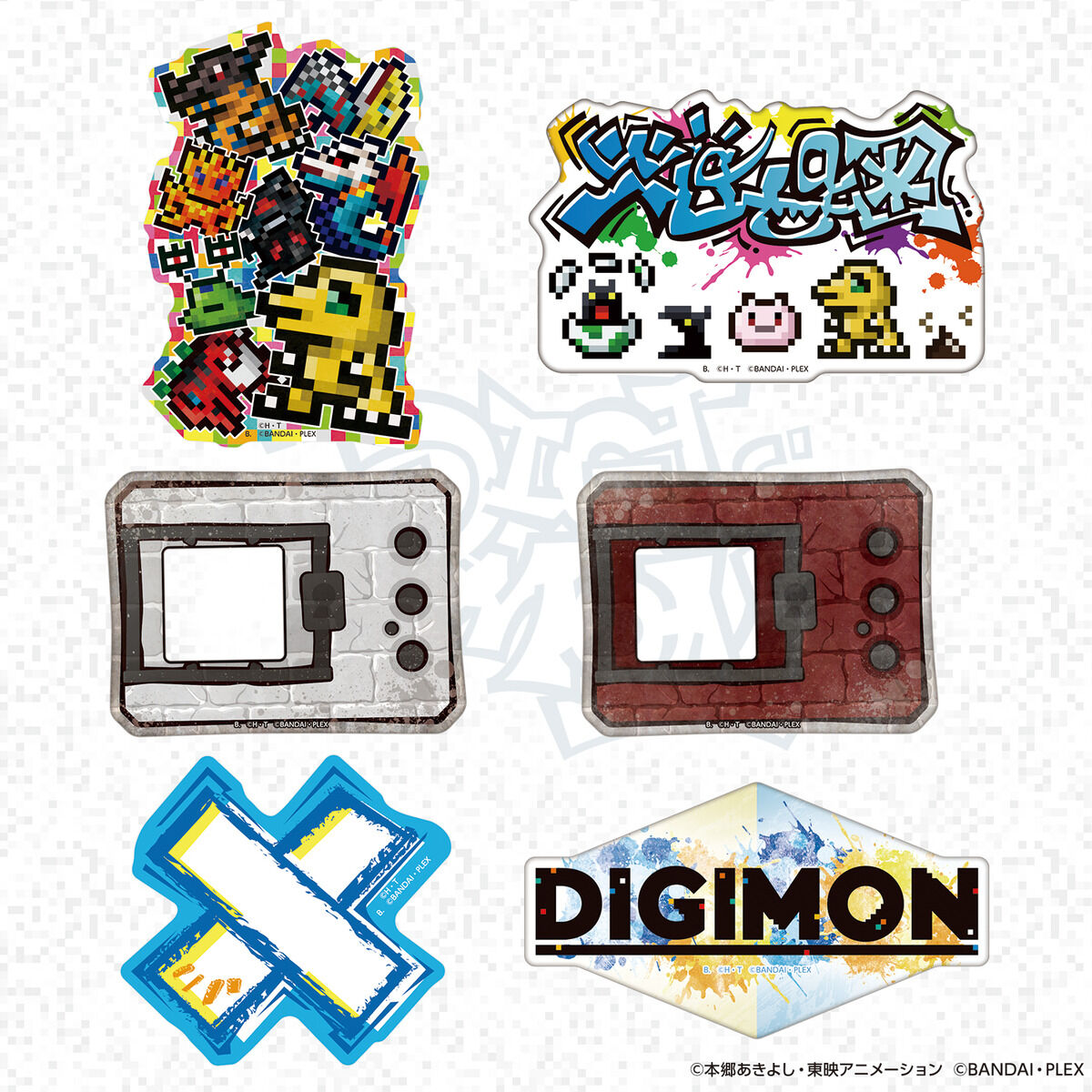 DIGIMON ダイカットステッカーセット（パック） | BANDAI TOYS
