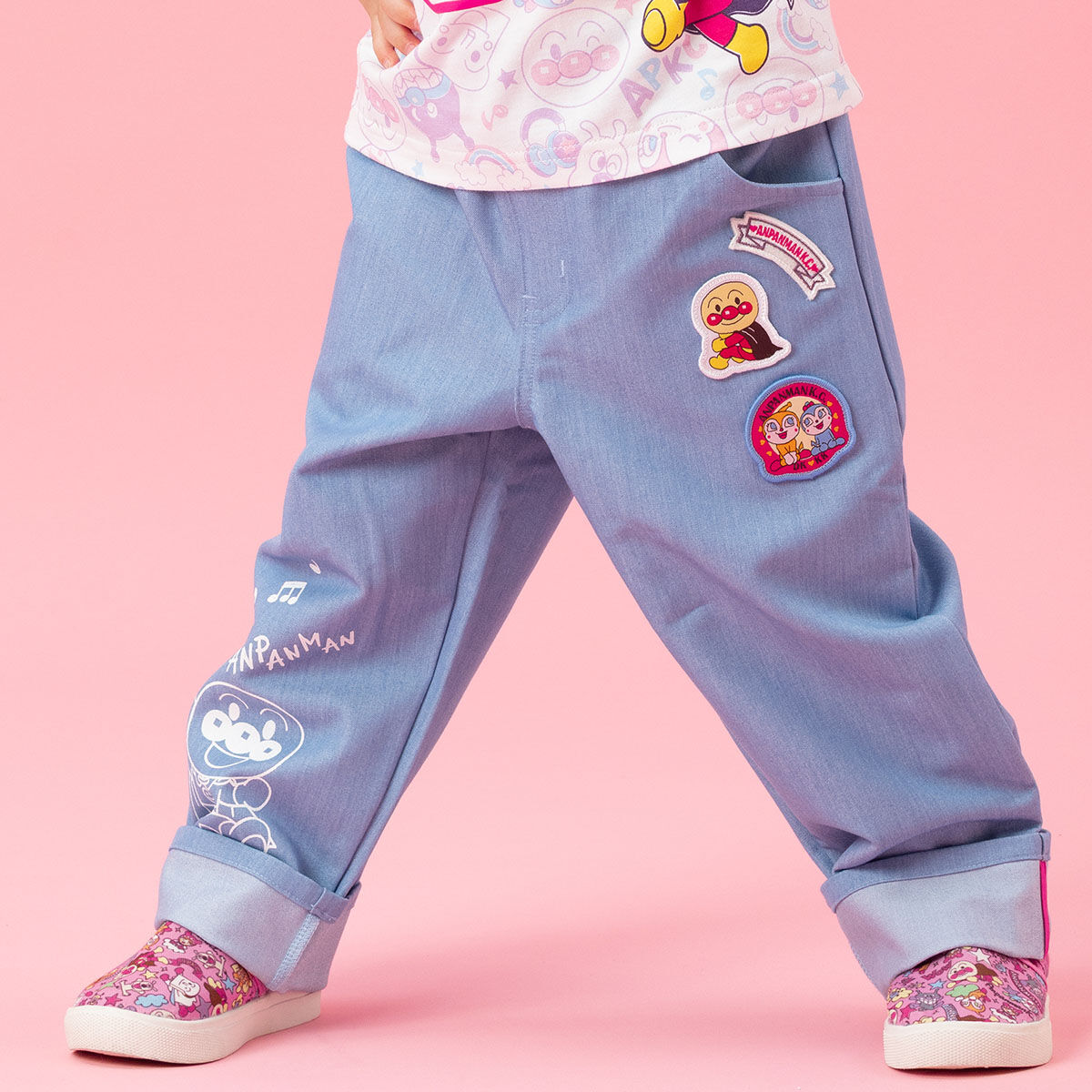 ワッペン付きデニムパンツ | それいけ！アンパンマン ファッション 