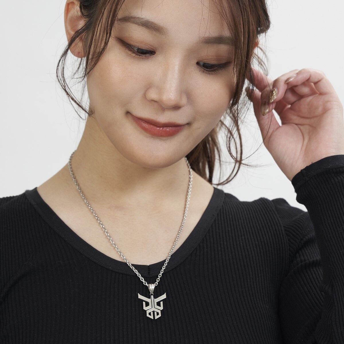 仮面ライダークウガ クウガマークモチーフ silverネックレス | 仮面