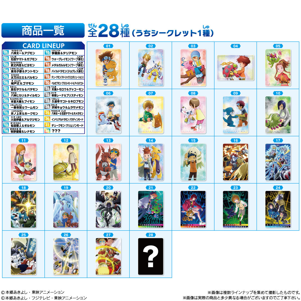 デジモン ビジュアルアートコレクション カードウエハース | GOODS