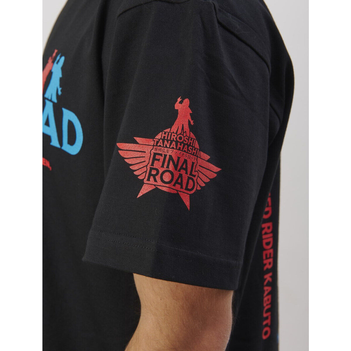 仮面ライダーカブト×棚橋弘至×RealBVoice Tシャツ（黒） | 仮面