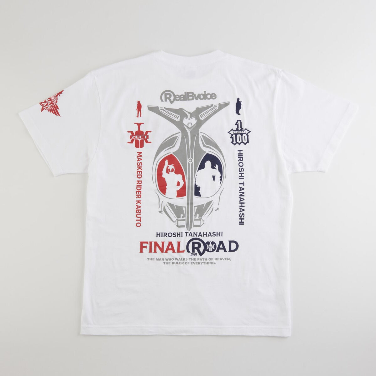 仮面ライダーカブト×棚橋弘至×RealBVoice Tシャツ（白） | 仮面