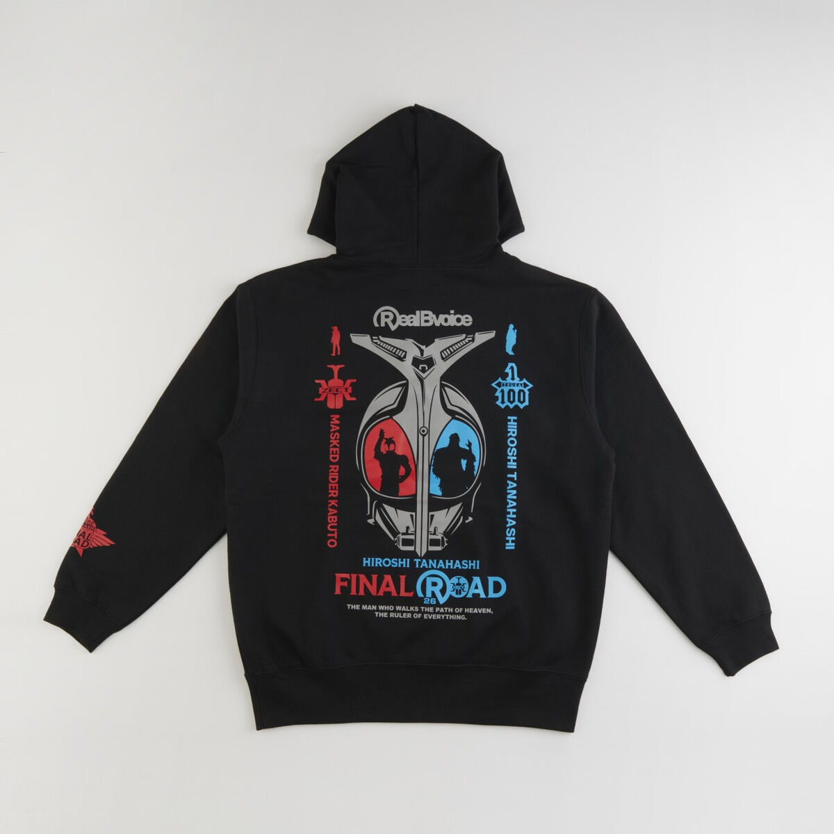 仮面ライダーカブト×棚橋弘至×RealBVoice プルパーカー（黒） | 仮面