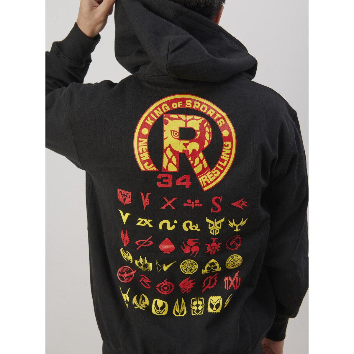 仮面ライダーシリーズ×新日本プロレス×RealBVoice ジップアップ