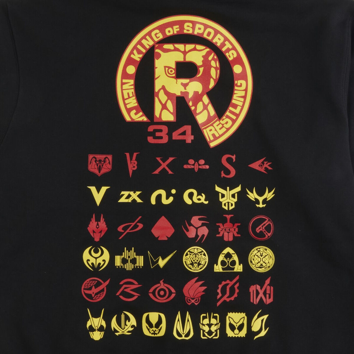仮面ライダーシリーズ×新日本プロレス×RealBVoice ジップアップ