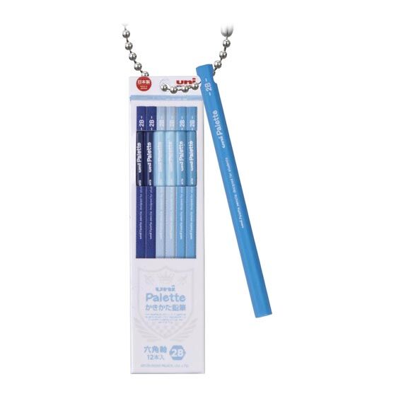 ユニ パレット パステルブルー