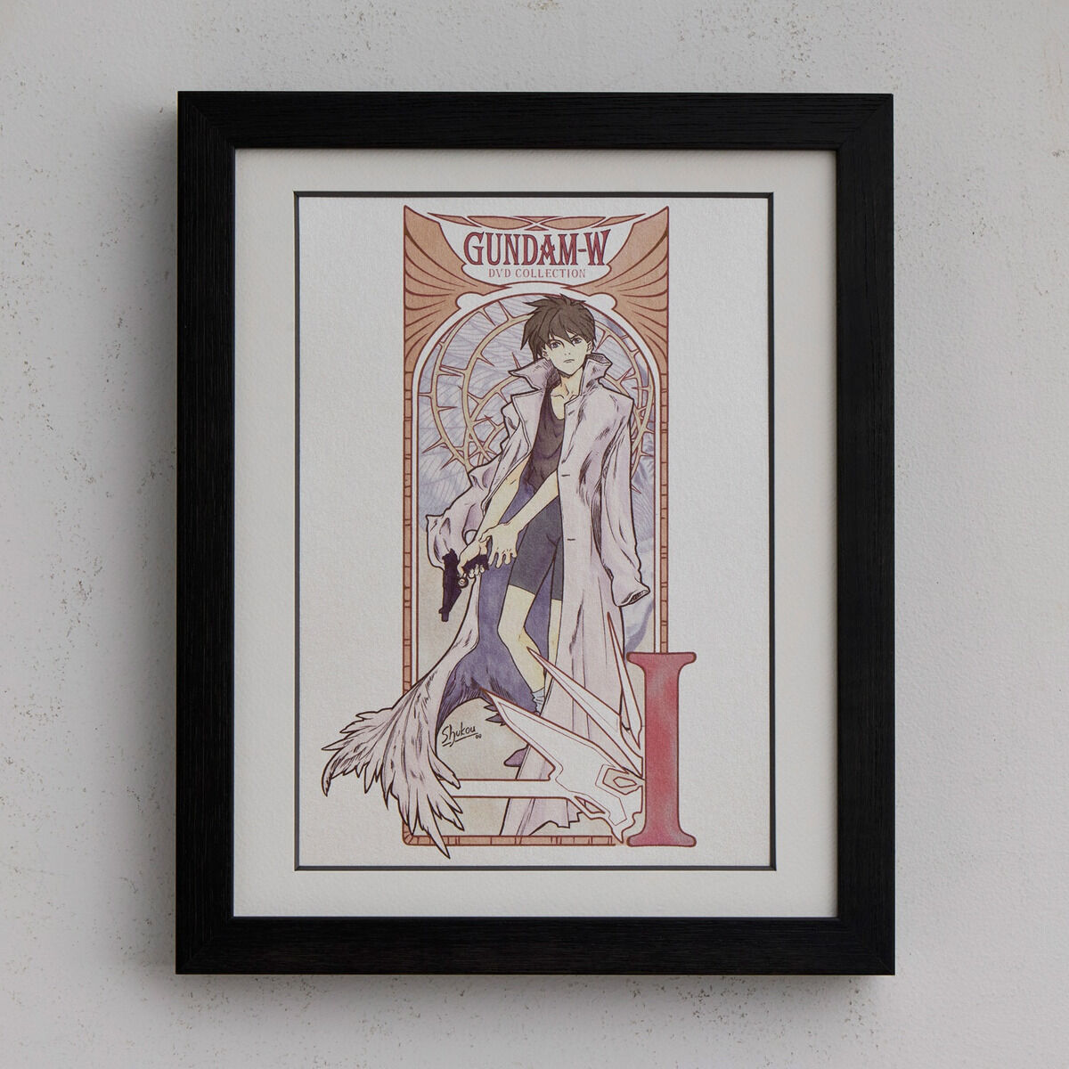 受注生産】新機動戦記ガンダムW 額装アート〈新機動戦記ガンダムW DVD