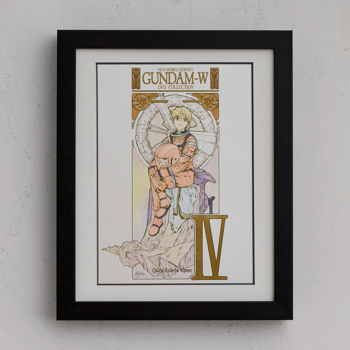 受注生産】新機動戦記ガンダムW 額装アート〈新機動戦記ガンダムW DVD