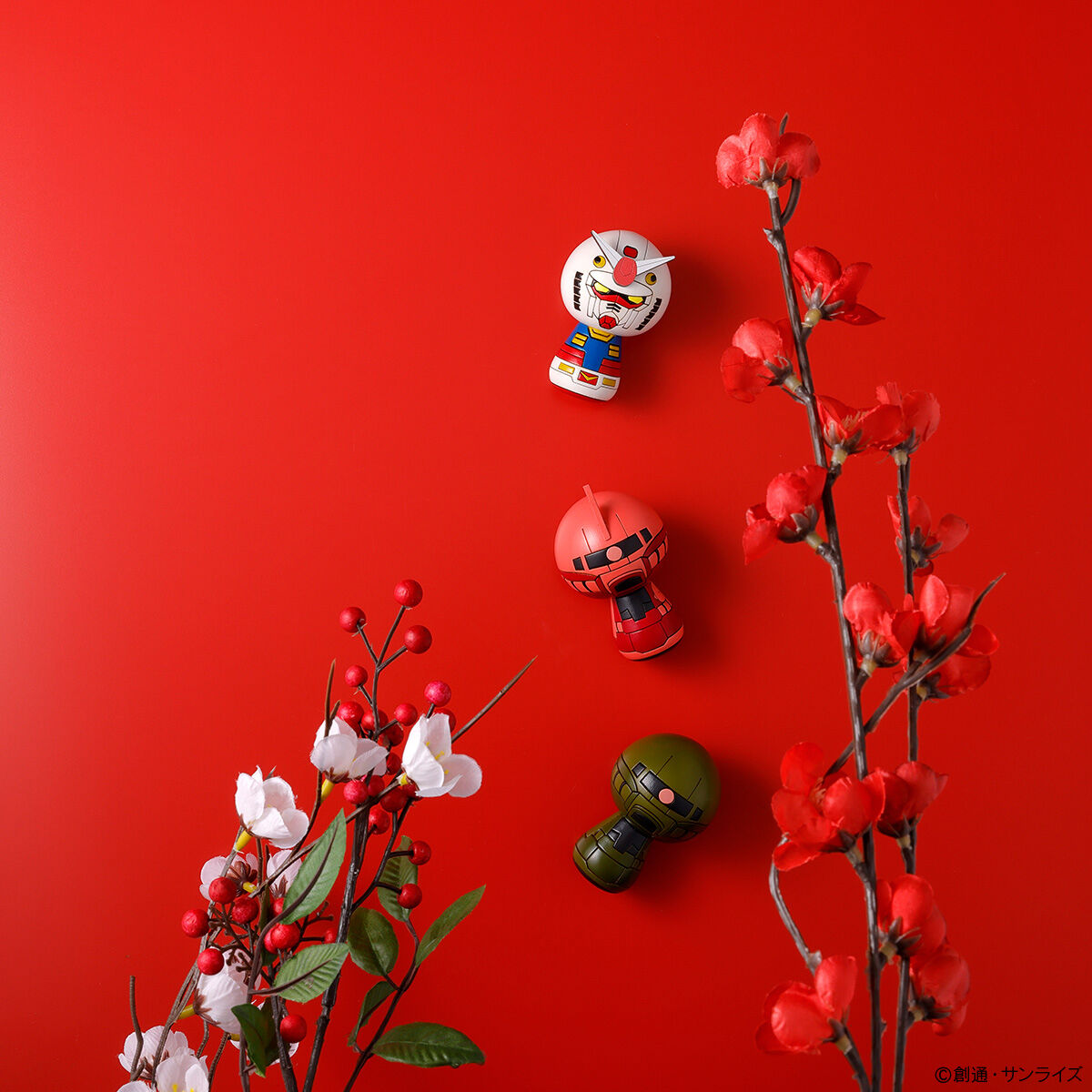 こじくん様　サイズ1 STRICT-G JAPAN『機動戦士ガンダム』卯三郎こけし シャア専用ザク