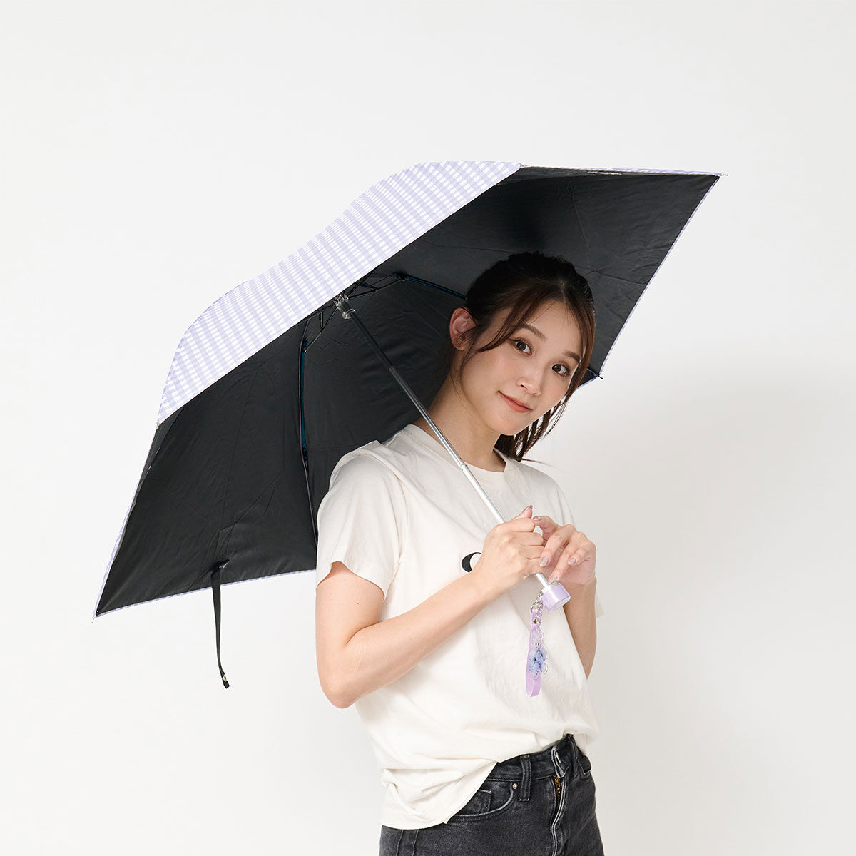 2次予約販売】晴雨兼用折りたたみ傘 くまきち【26年2月お届け予定