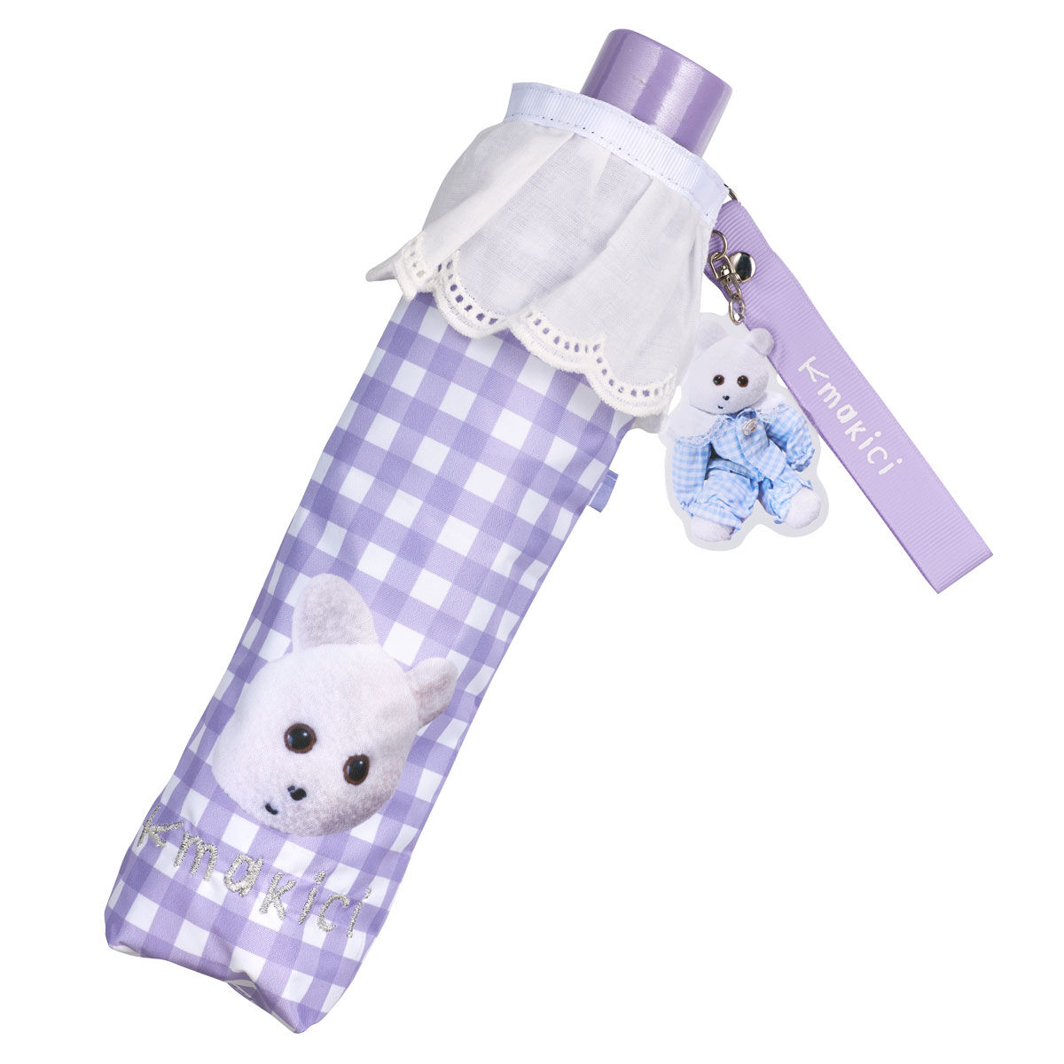イイダ傘店 KIYATA 折りたたみ 雨傘 くま イイダ傘店 KIYATA
