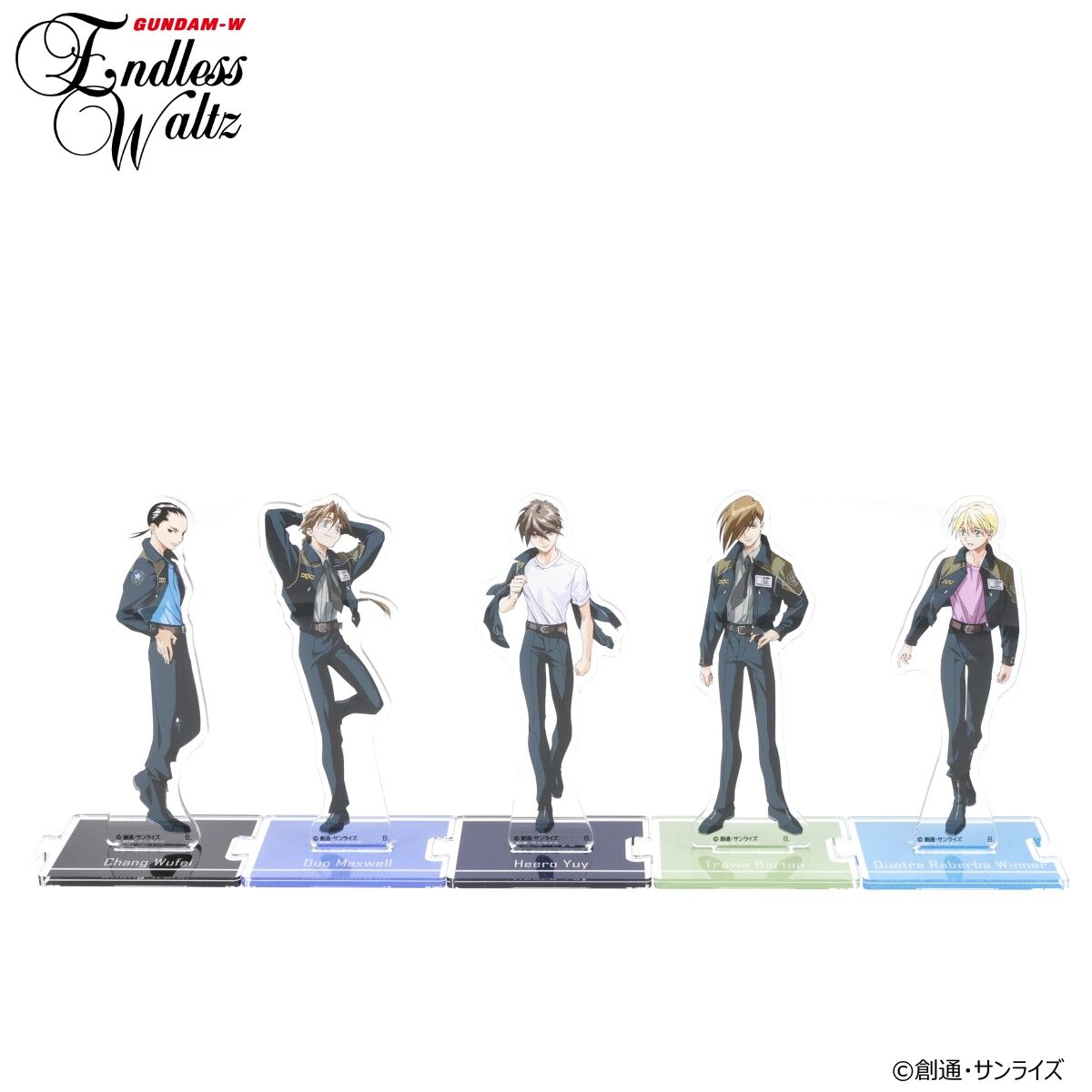 【期間限定セール中】機動戦士ガンダム W EWアクリルスタンド5種セット 新機動戦記ガンダムW EW つながるアクリルスタンド 第二弾 （全5種