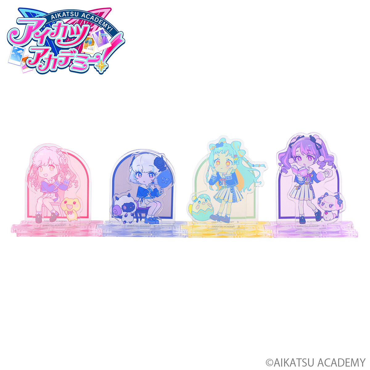 アイカツ！シリーズアクリルスタンド DCD ハピクロ ロゴディスプレイ アイカツ！シリーズアクリルスタンド DCD ハピクロ ロゴディスプレイ