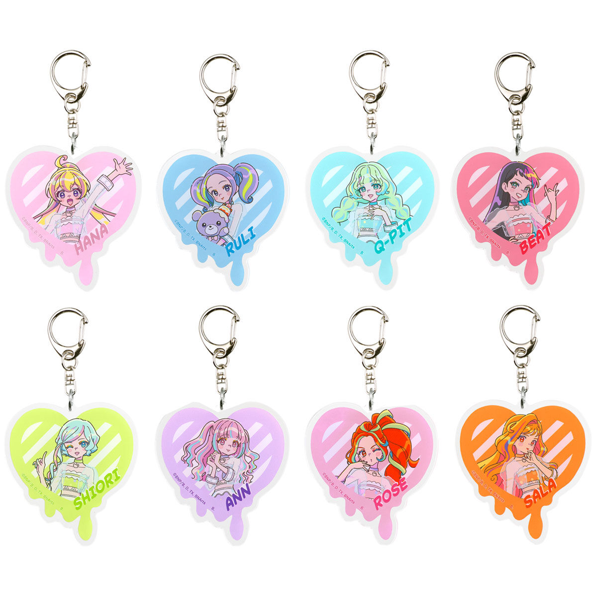 予約販売】アイカツプラネット！HAPPY∞5th メルティーキーホルダー