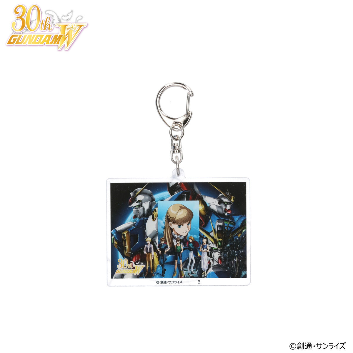 機動戦士ガンダムW 30周年記念 アクリルスマホスタンド アクリルチャーム 他 新機動戦記ガンダムW 30周年キービジュアル アクリルチャーム【2026年3