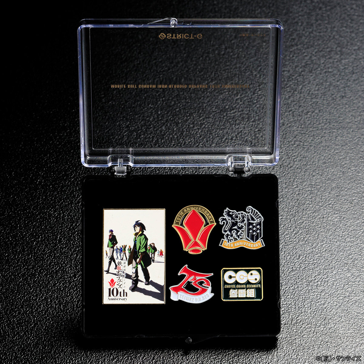 STRICT-G『機動戦士ガンダム 鉄血のオルフェンズ』10周年記念ピンズ