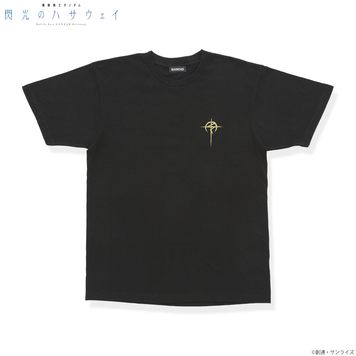 機動戦士ガンダム 閃光のハサウェイ ゴールドラメプリント Tシャツ