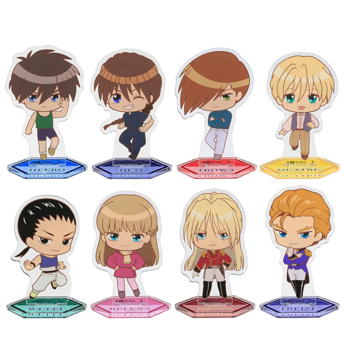 新機動戦記ガンダムW デフォルメアクリルスタンド全種セット | 新機動