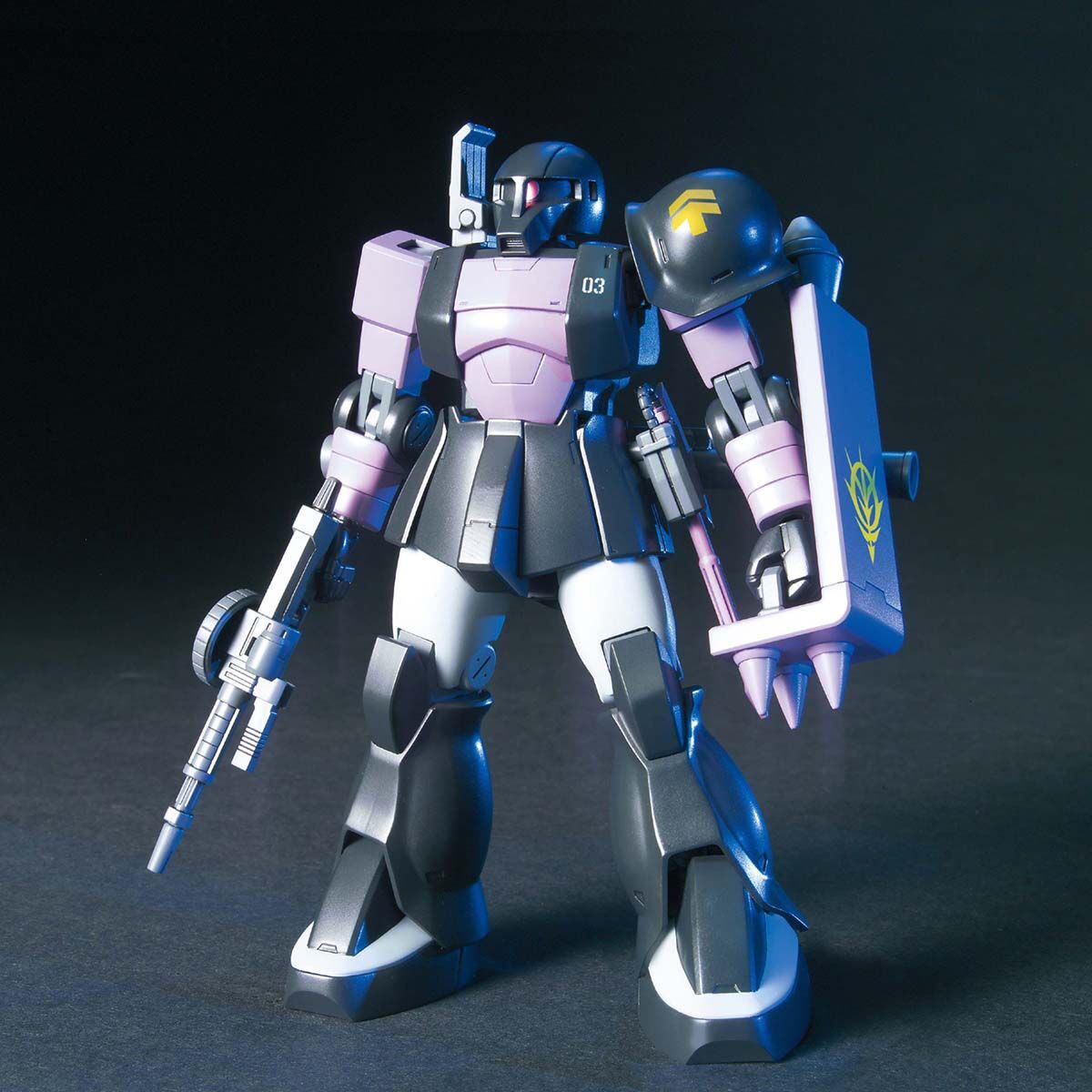 HGUC ザクI 黒い三連星仕様 全塗装完成品(一部改修) HG 1/144 ザクI 黒い三連星仕様 | 機動戦士ガンダム フィギュア