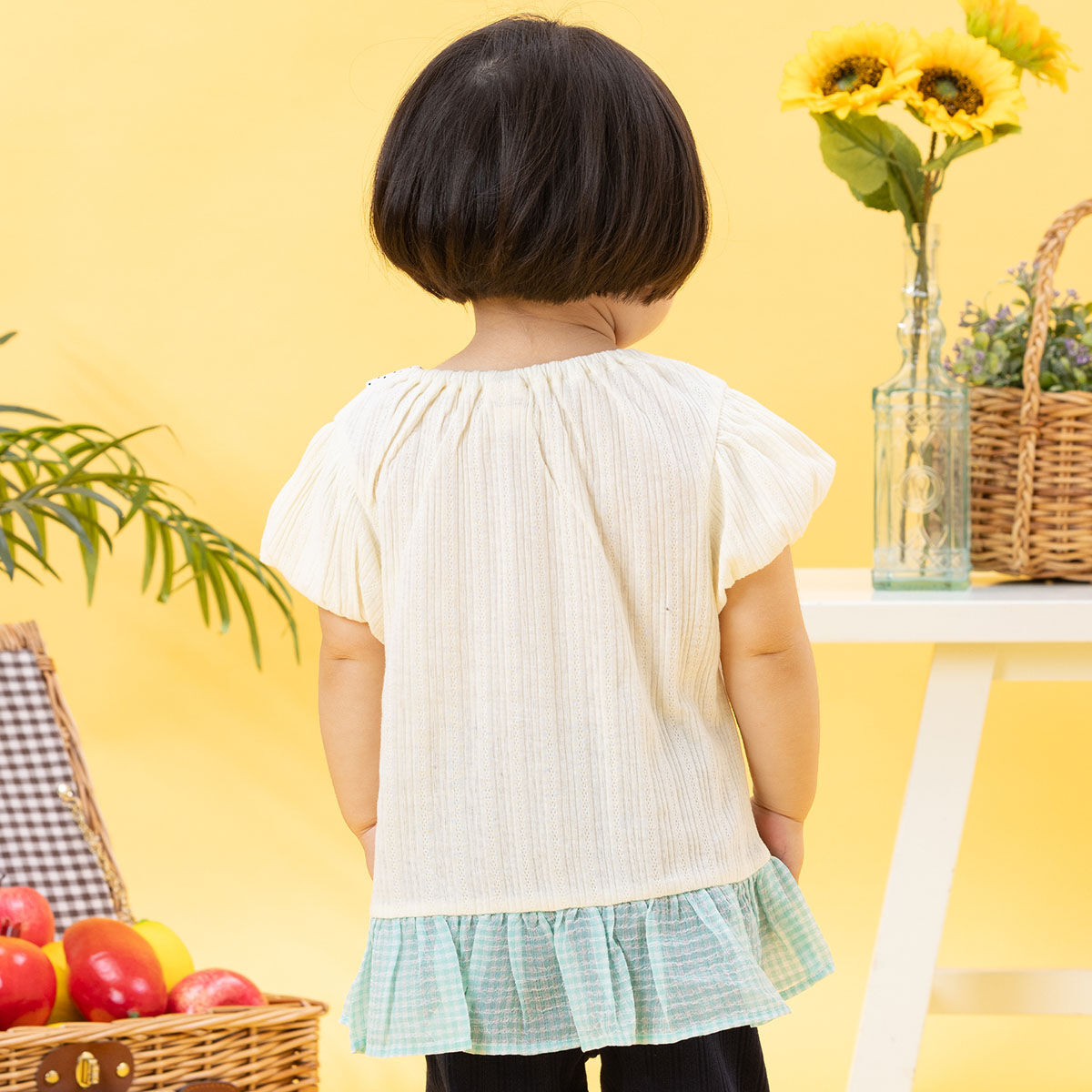 アンパンマン あかちゃんまん襟付きフリルトップス | それいけ