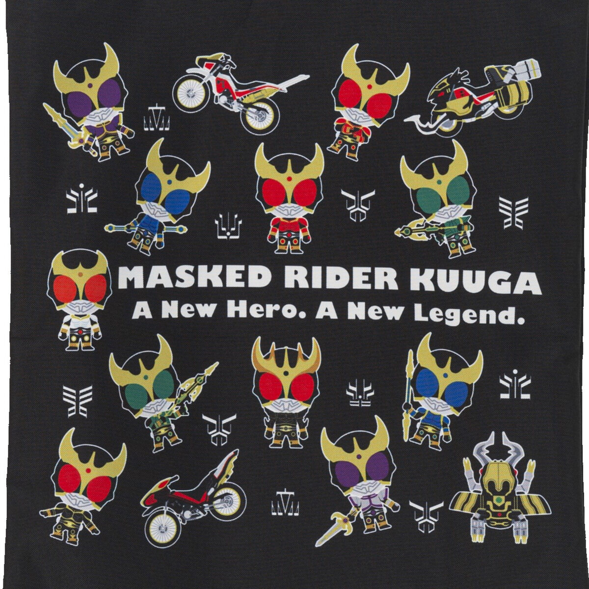 仮面ライダークウガ デフォルメ トートバッグ ヒーロー柄 | 仮面