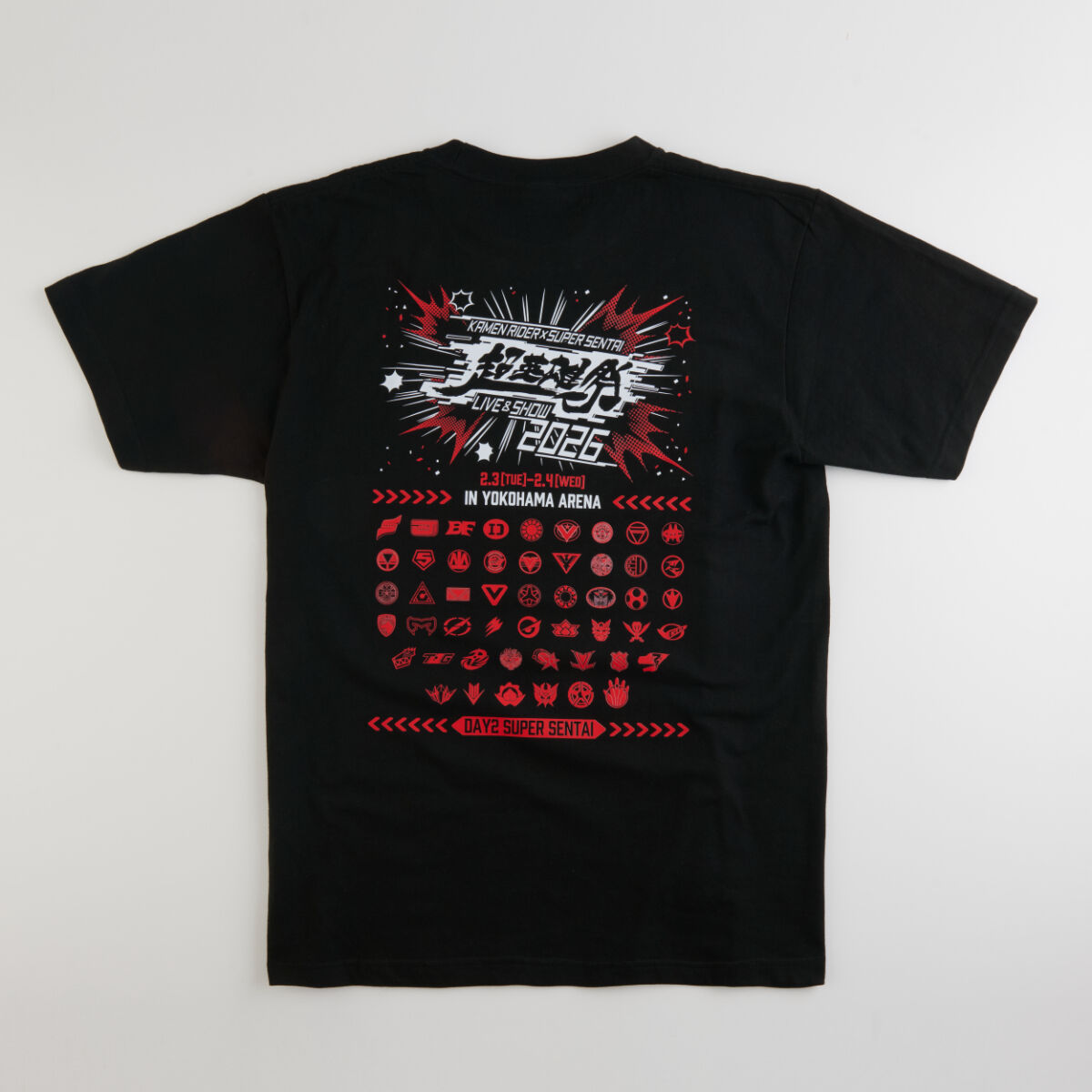 超英雄祭2026記念 スーパー戦隊シリーズ Tシャツ | ナンバーワン戦隊