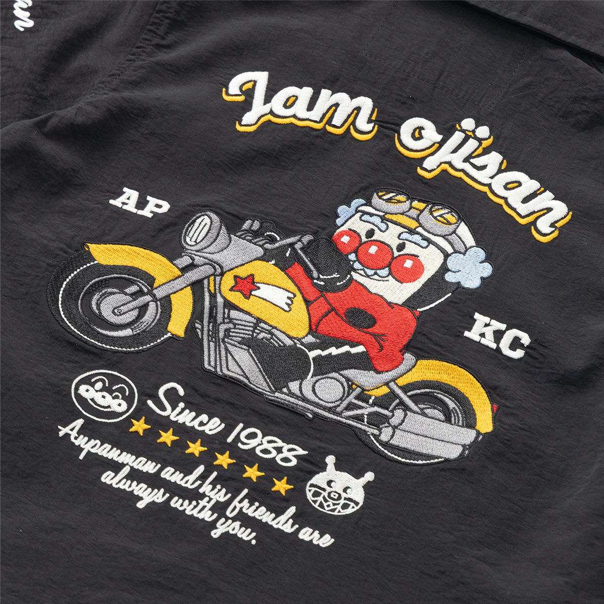 ジャムおじさんバイク刺繍シャツ | それいけ!アンパンマン ジャムおじさんバイク刺繍シャツ | それいけ!アンパンマン