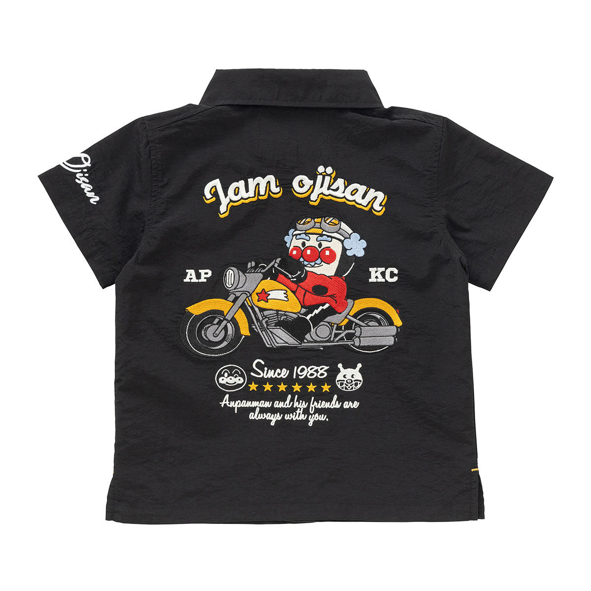 ジャムおじさんバイク刺繍シャツ | それいけ！アンパンマン