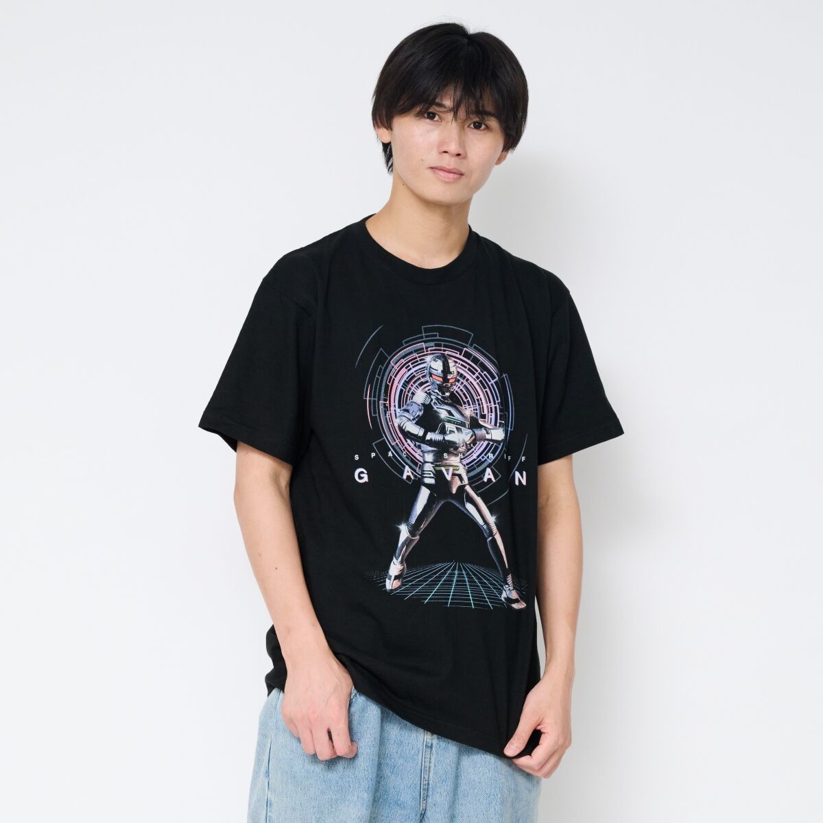 東映ヒーローTシャツ 宇宙刑事ギャバン サイバー柄 | 仮面ライダー