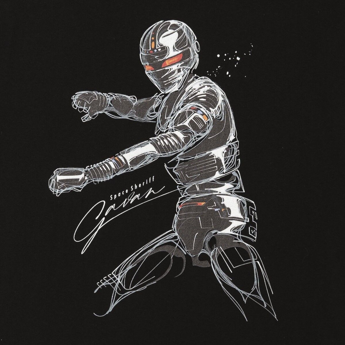 東映ヒーローTシャツ 宇宙刑事ギャバン ペンタッチ | 仮面ライダー