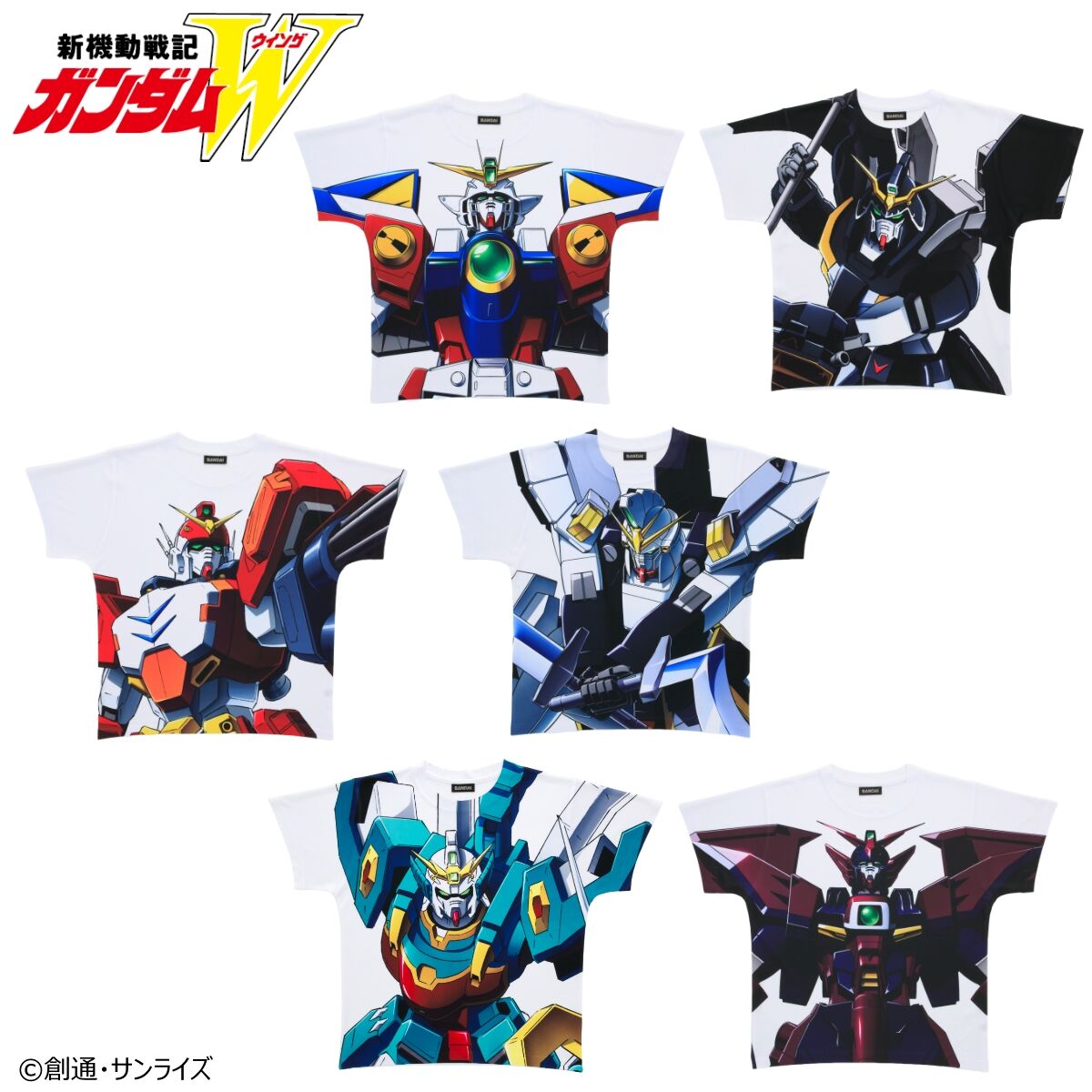 新機動戦記ガンダムW フルパネルTシャツ（全6種）【2026年4月発送