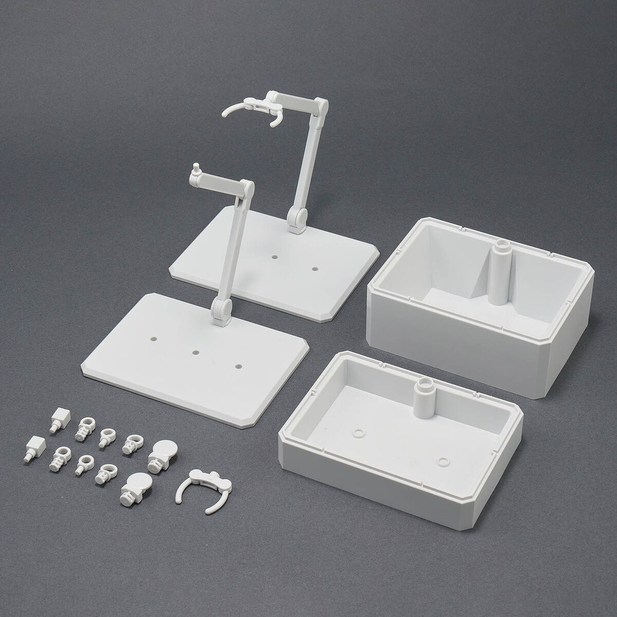 期間限定値下げ　MGSD 6種　全種コンプ　アクションベース7　4つ付き アクションベース7 & オプションボックス1 [ホワイト] | ガンダム