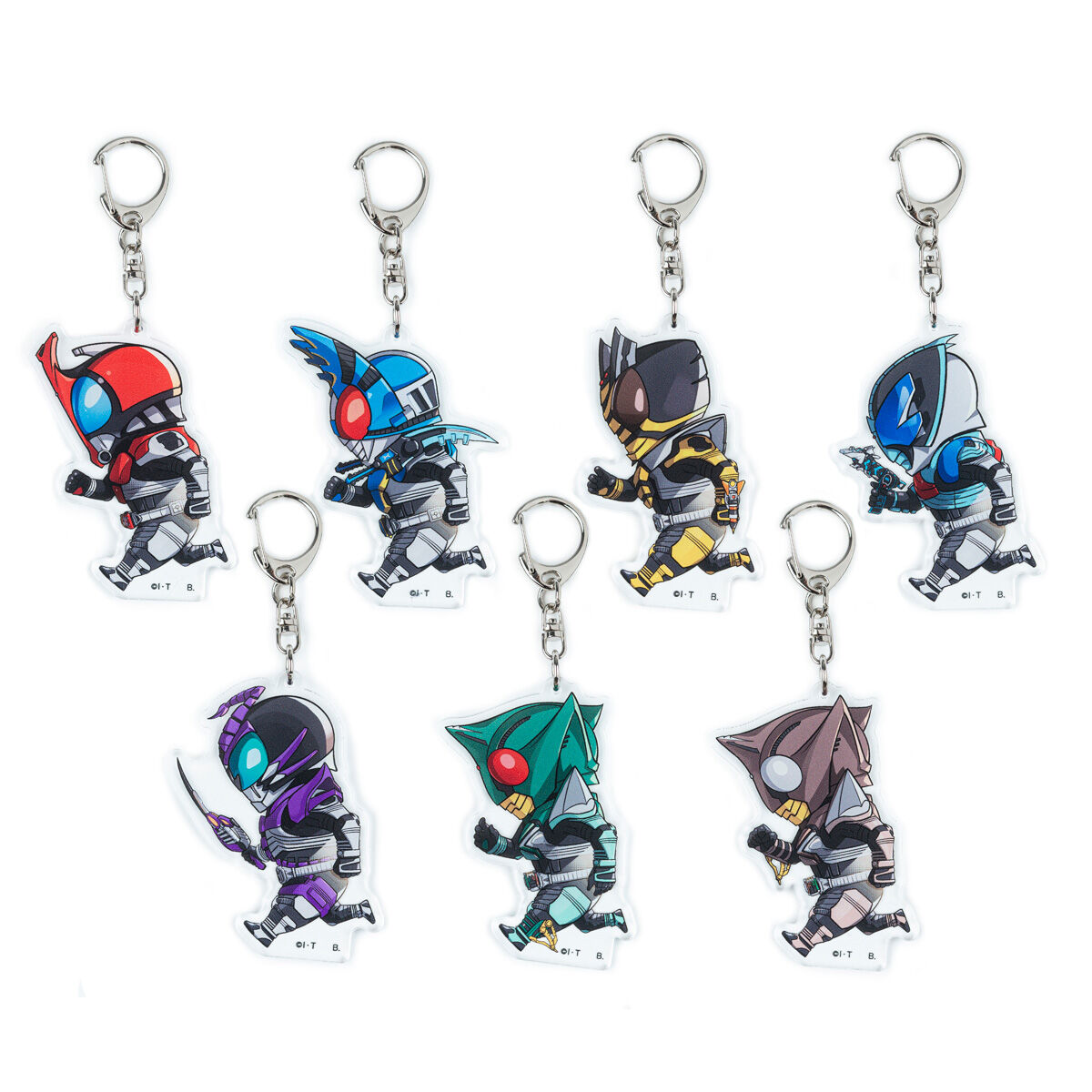 仮面ライダーカブト 走るデフォルメシリーズ アクリルキーホルダー（全
