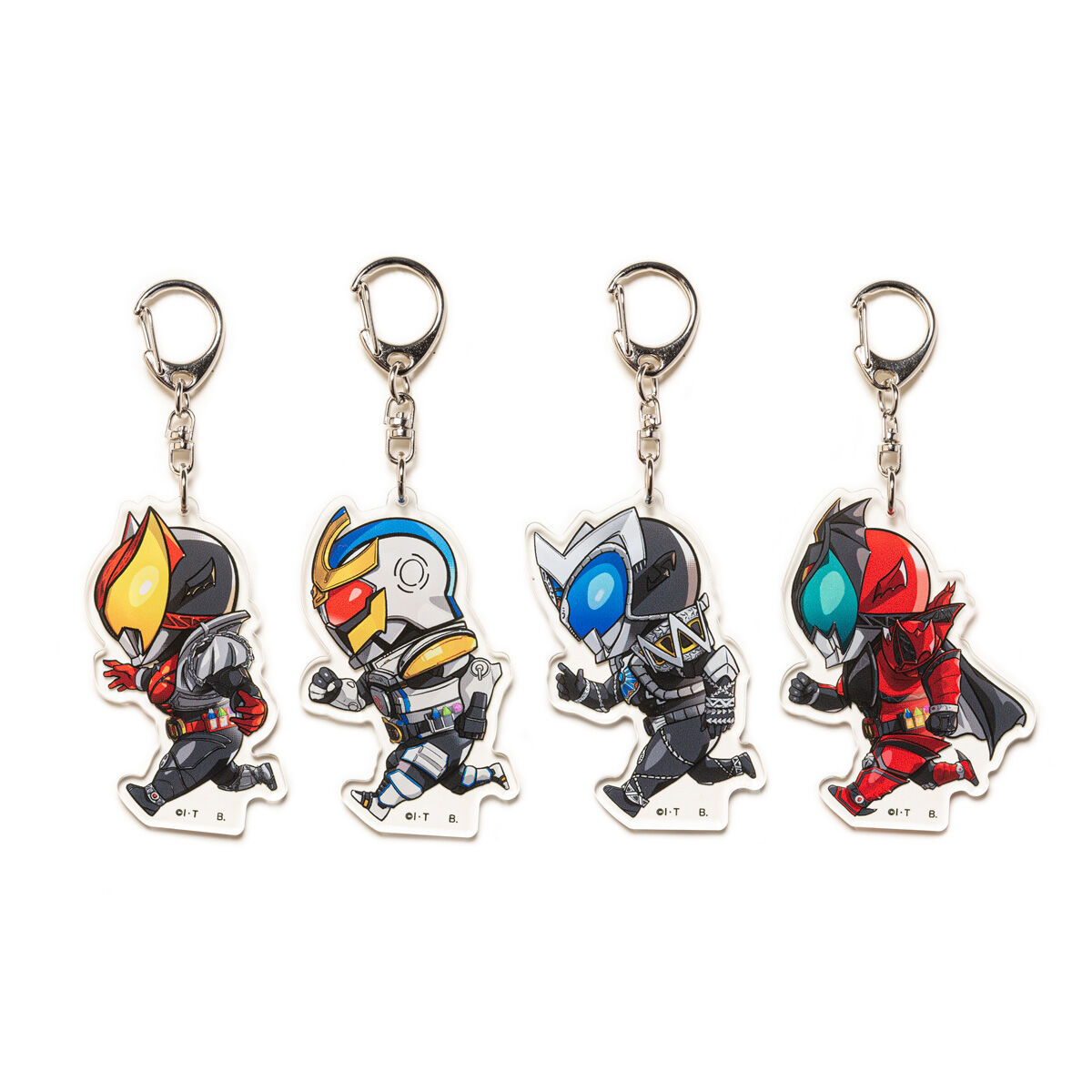 仮面ライダーキバ 走るデフォルメシリーズ アクリルキーホルダー（全4