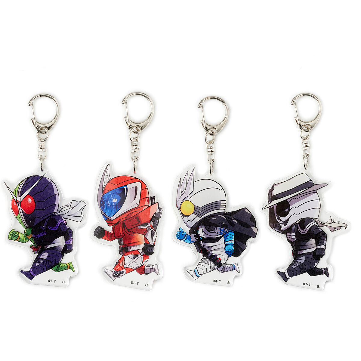 仮面ライダーW 走るデフォルメシリーズ アクリルキーホルダー（全4種 