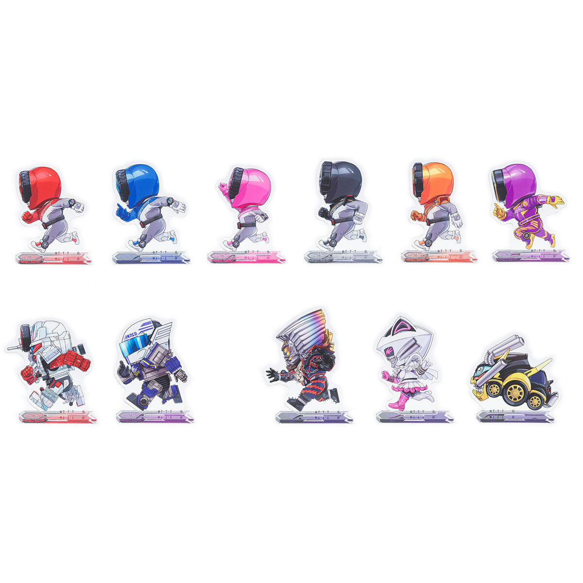 爆上戦隊ブンブンジャー 走るデフォルメシリーズ アクリルスタンド（全