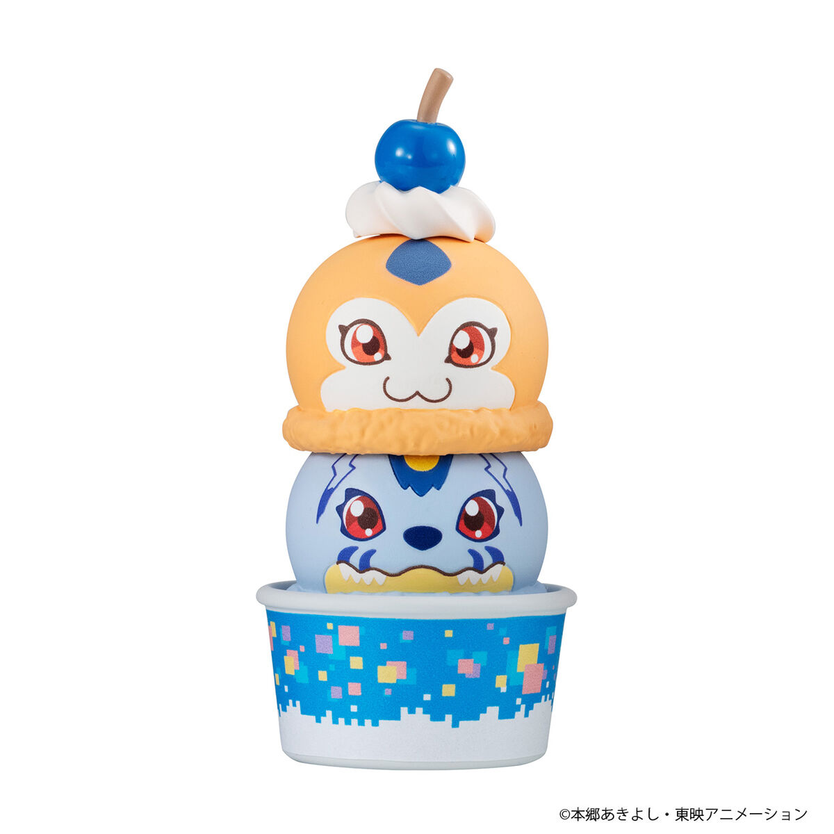 つみちぇん デジモンアドベンチャー 【ワッフルコーンカップ付きセット
