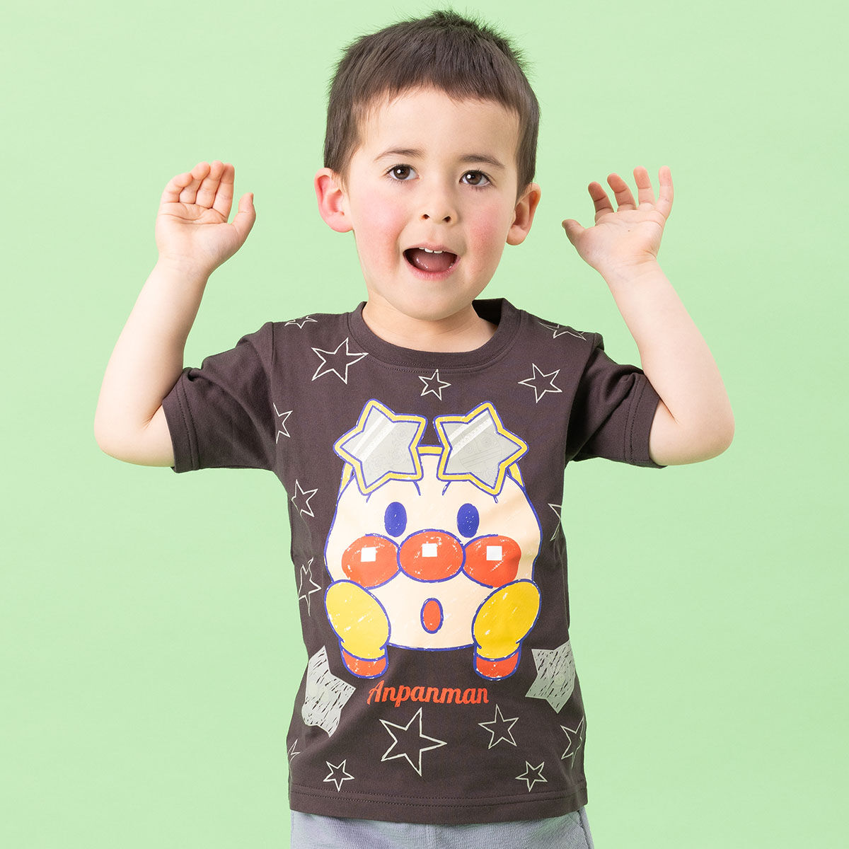 光る！アンパンマン ばいきんまんサングラスTシャツ | それいけ 