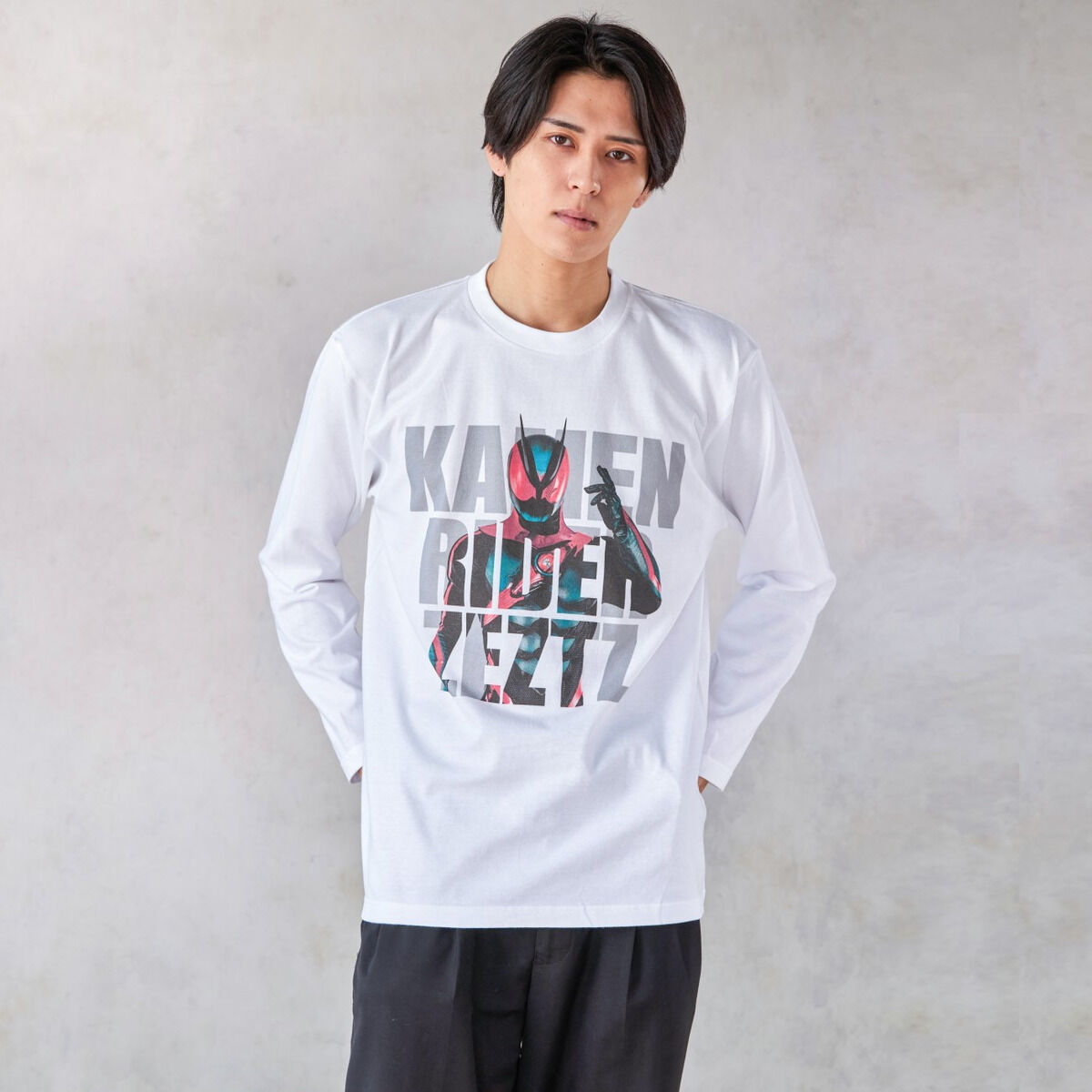 仮面ライダーゼッツ 長袖Tシャツ ロゴ柄 | 仮面ライダーゼッツ