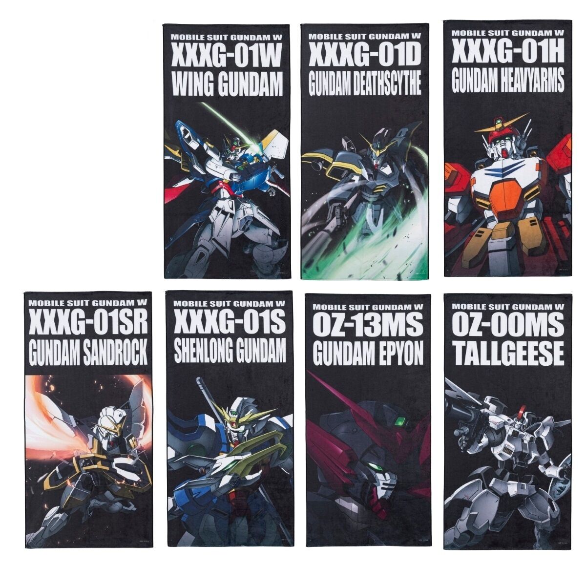 新機動戦記ガンダムW モビルスーツバスタオル （縦） （全7種）【2026
