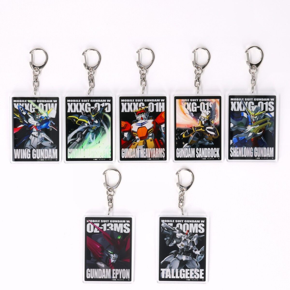 新機動戦記ガンダムW モビルスーツアクリルチャーム （全7種）【2026年